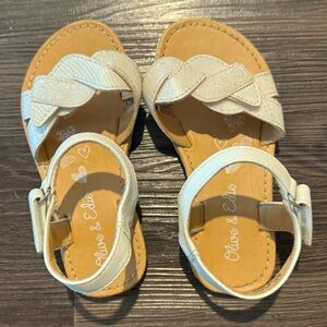 Toddler Girl White Sandals